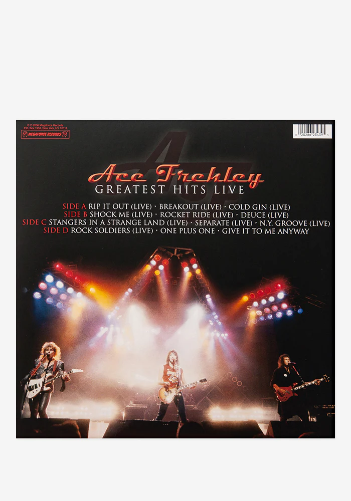Ace Frehley Greatest Hits Live Exclusive 2LP (Green) - Image 4