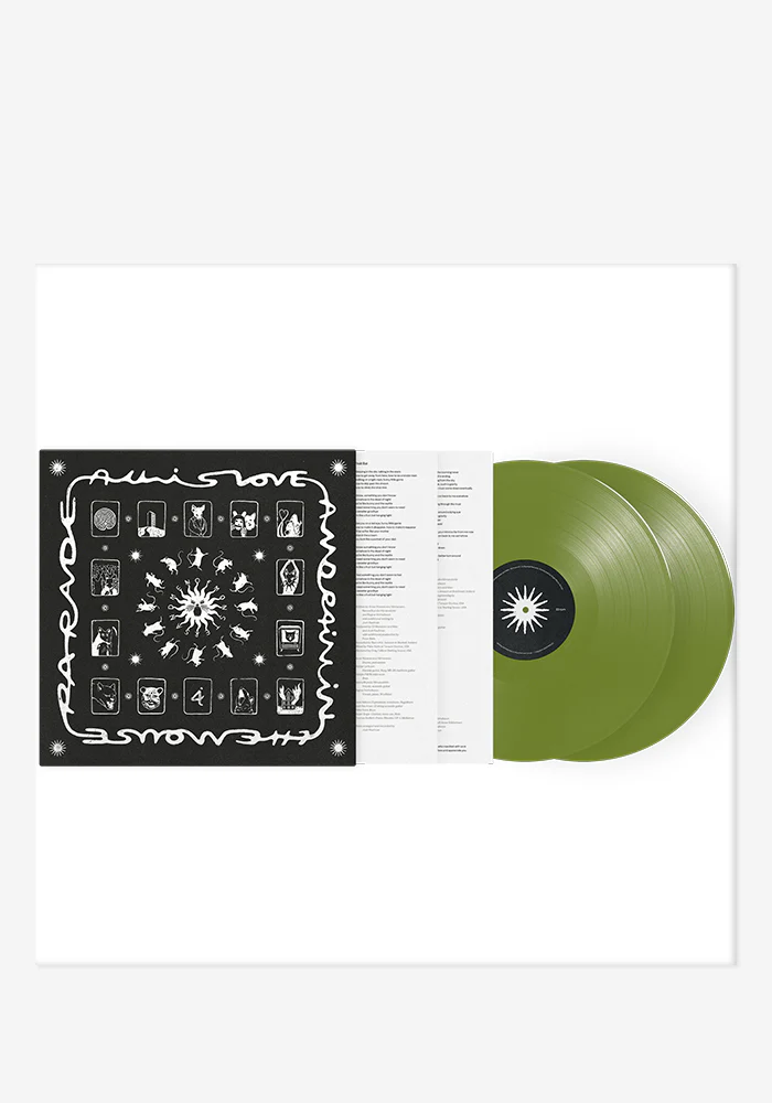 All Is Love and Pain in the Mouse Parade 2LP Olive Vinyl (Opened and Signed) - Image 2