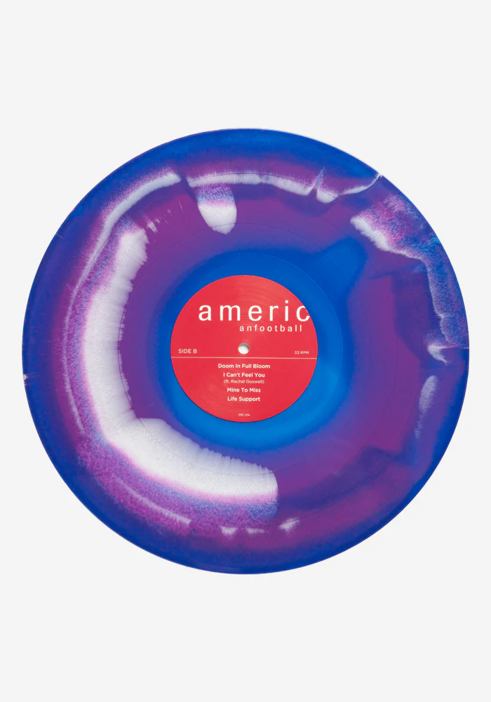 American Football (LP3) Exclusive LP (Blue, White + Purple Mix) - Image 2
