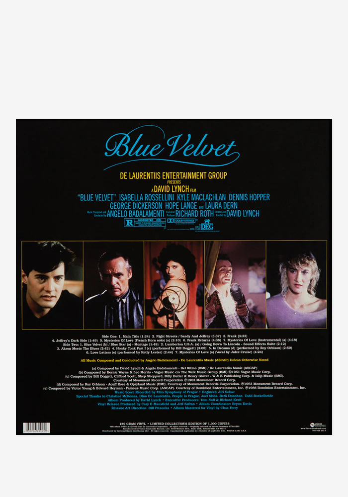 Soundtrack - Blue Velvet Exclusive LP - Image 3