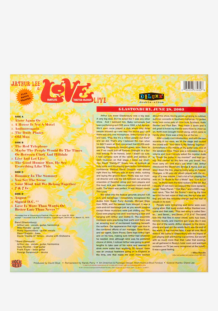 Complete Forever Changes Concert Exclusive 2LP - Image 4
