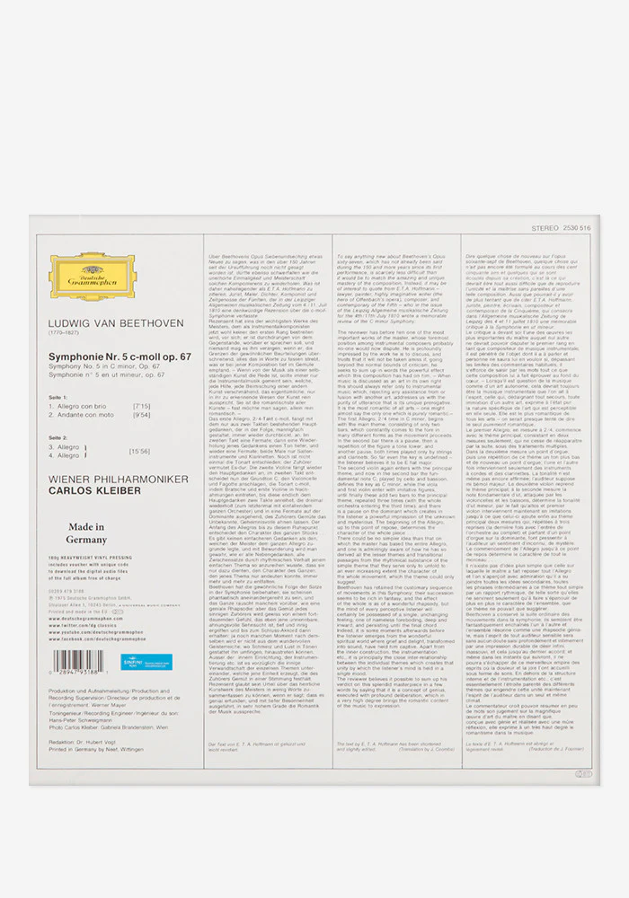 Symphony No. 5 - Carlos Kleiber Exclusive LP - Image 3