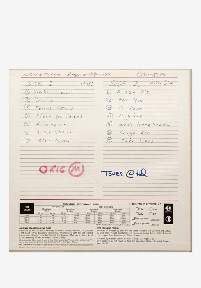 Third (Test Pressing Edition) Exclusive LP - Image 3