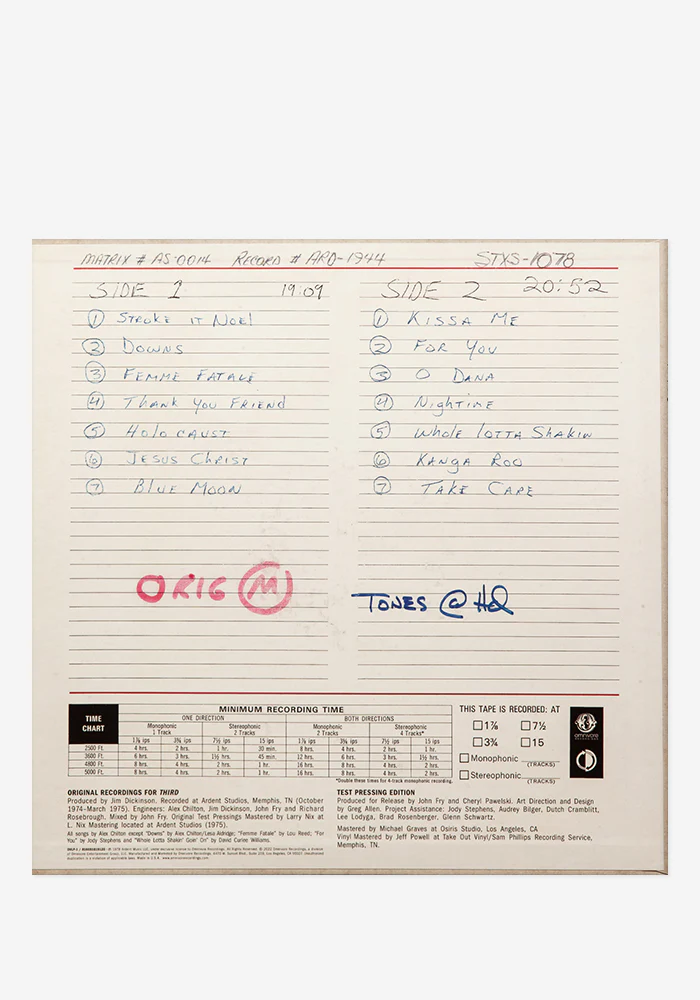 Third (Test Pressing Edition) Exclusive LP (Orange) - Image 3