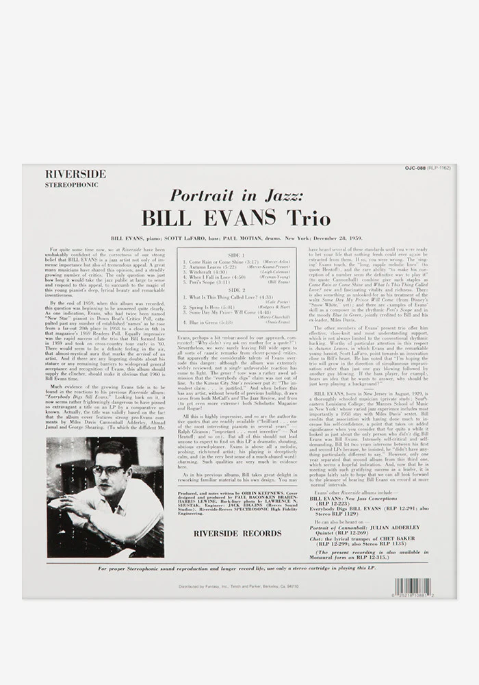 Portrait In Jazz Exclusive LP (Yellow) - Image 3