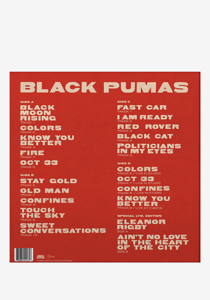 Black Pumas Deluxe Edition Exclusive 2LP+7" - Image 3