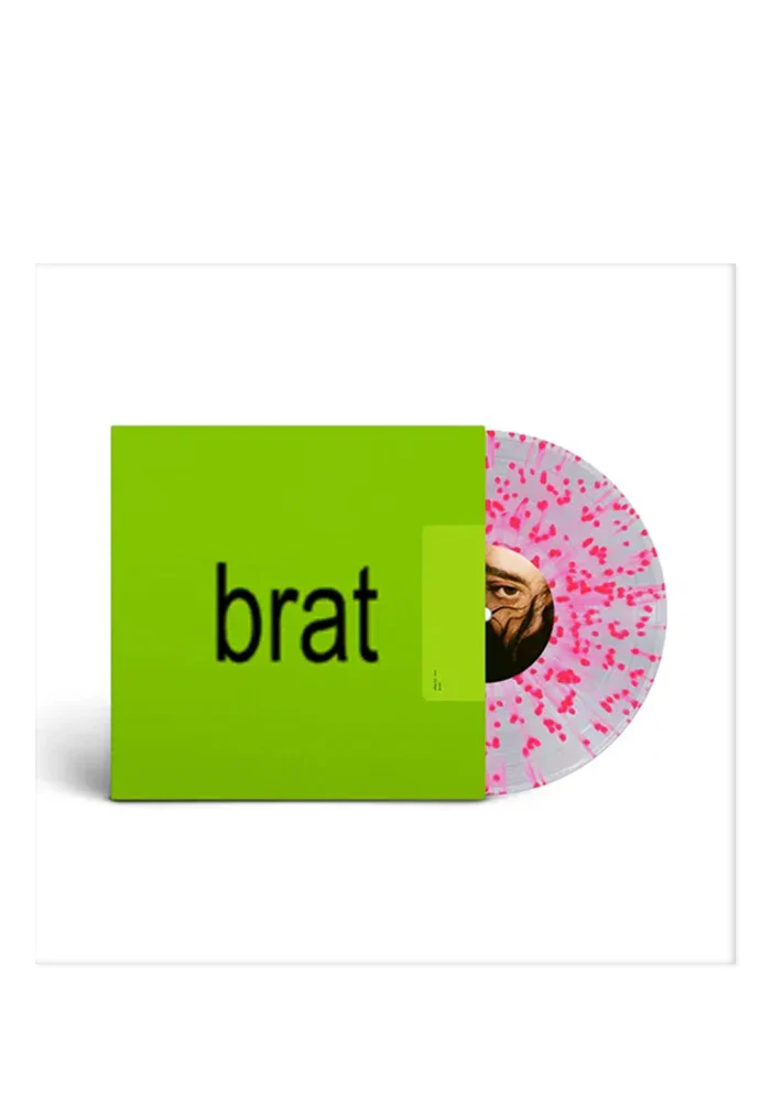 Brat LP (Indie Exclusive Clear Pink Splatter) - Image 2