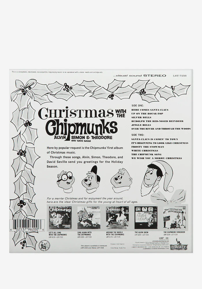 Christmas With The Chipmunks Exclusive LP - Image 3