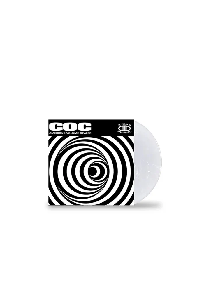 America's Volume Dealer LP (Clear w/ White Swirl Vinyl) - Image 2