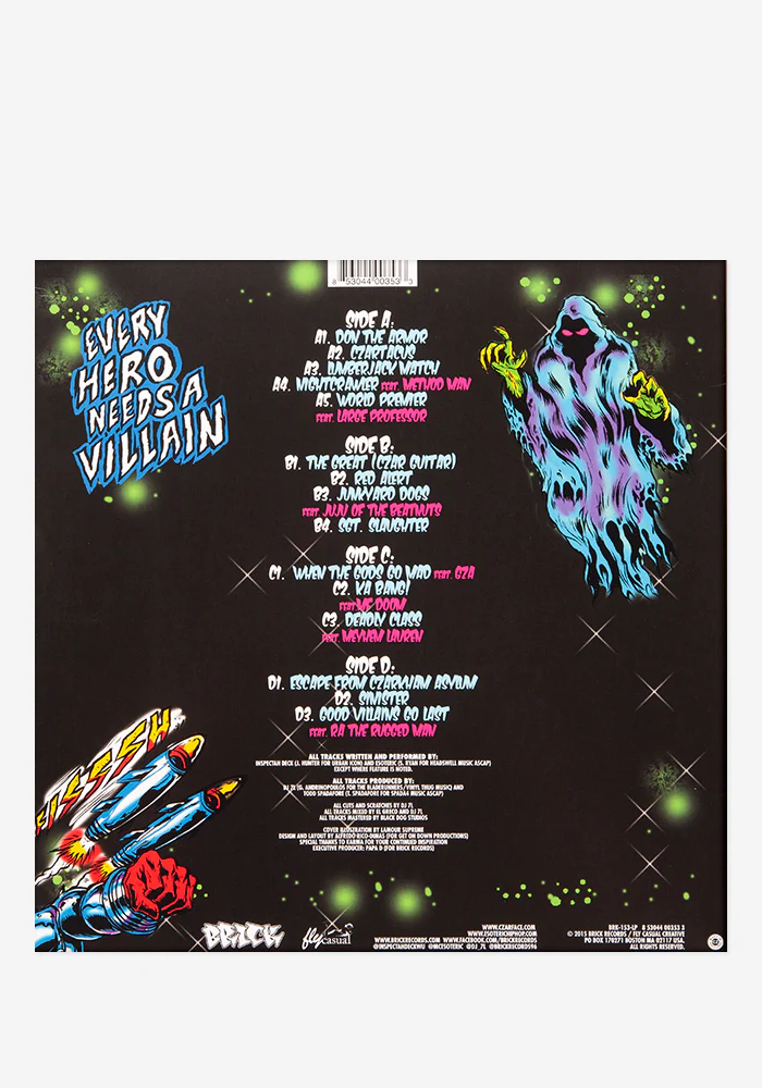 Every Hero Needs A Villain Exclusive 2LP (Triple Button) - Image 4