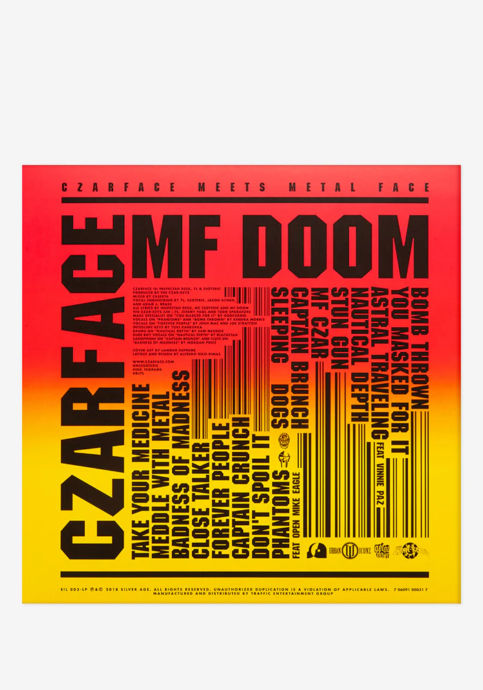 Czarface Meets Metal Face Exclusive LP - Image 3