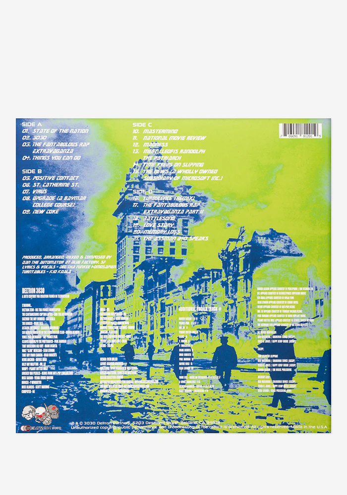 Deltron 3030 Exclusive 2LP (Turbulence) - Image 4