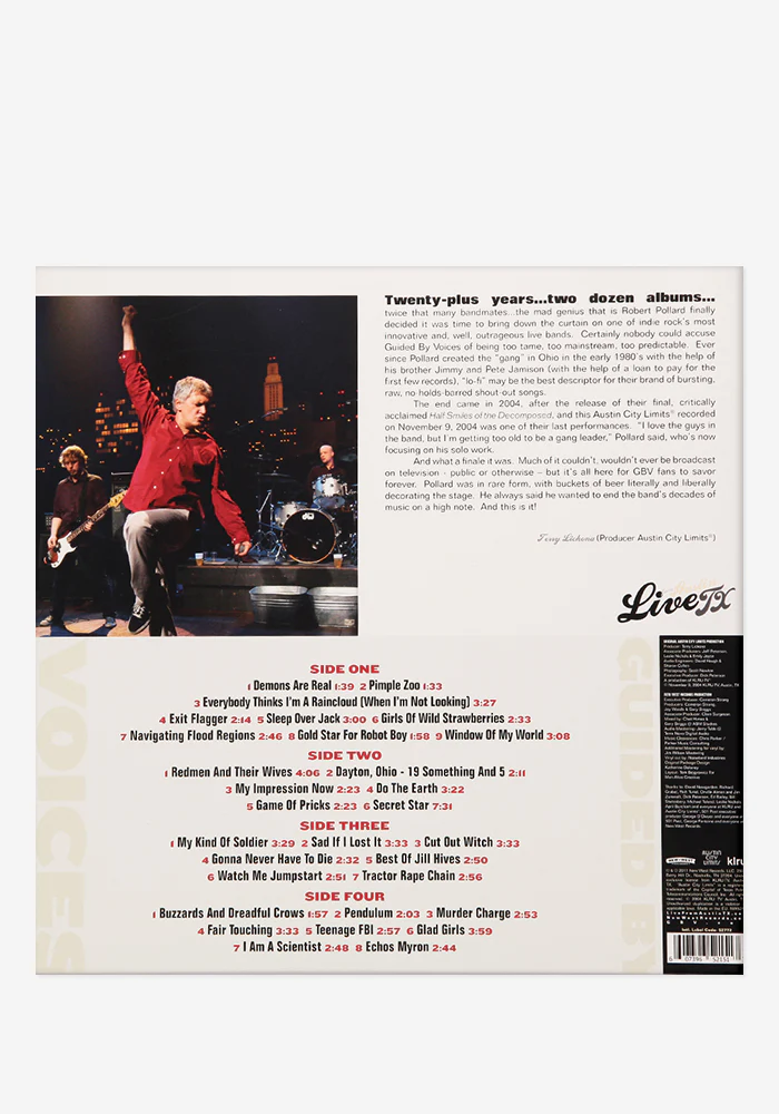 Guided By Voices Live From Austin, TX Exclusive 2 LP - Image 5