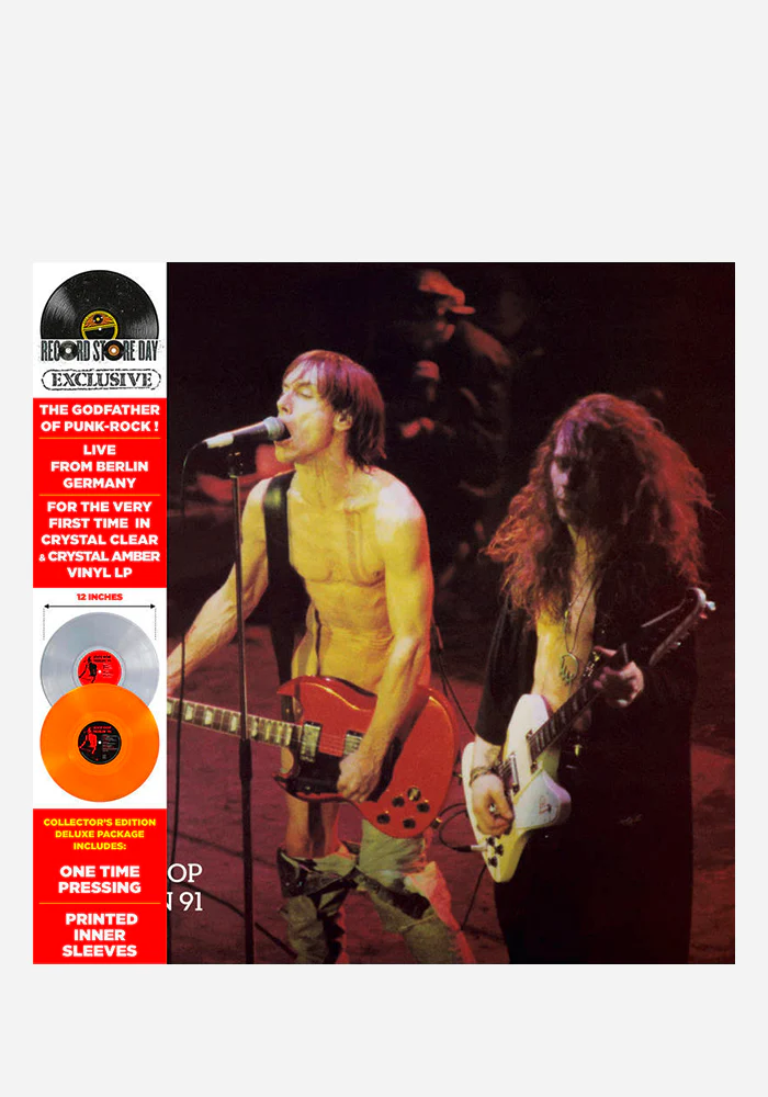 Iggy Pop Live In Berlin 1991 2LP (Color)