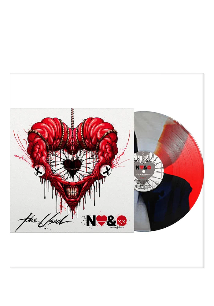 In Love And Death LP - Indie Exclusive Red/Black/Clear Twist Vinyl - Image 2
