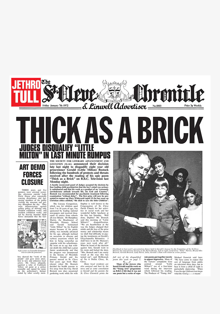 Thick As A Brick (Steven Wilson Stereo Remix) LP (180g)