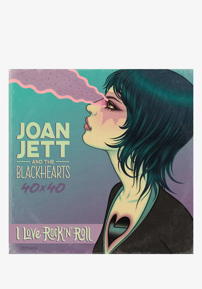 Joan Jett & The Blackhearts 40x40 7"+Book