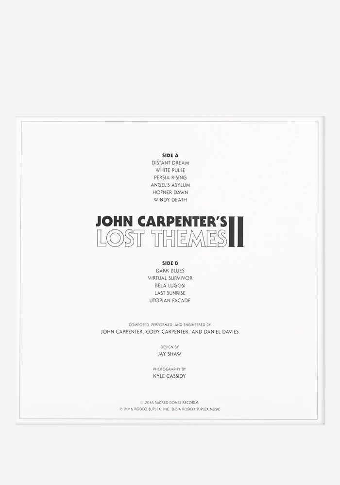 Lost Themes II Exclusive LP (Raspberry) - Image 4