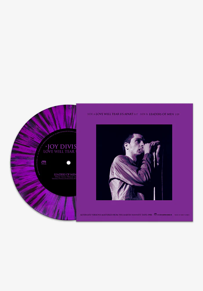 Love Will Tear Us Apart 7" (Purple & Black Splatter) - Image 2
