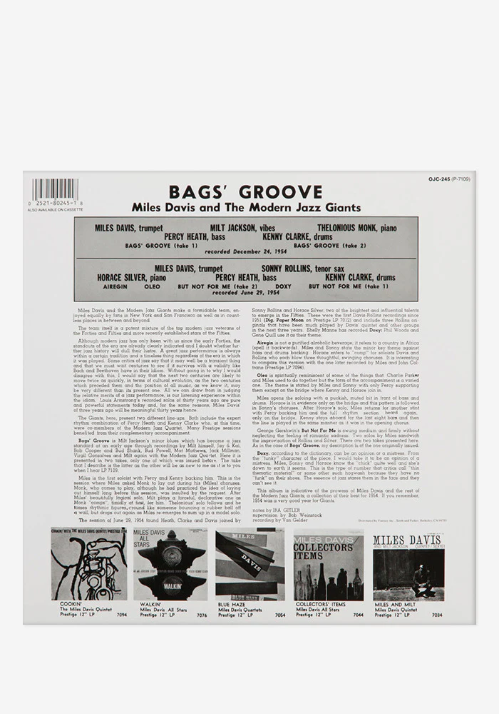 Bags' Groove Exclusive LP - Image 3