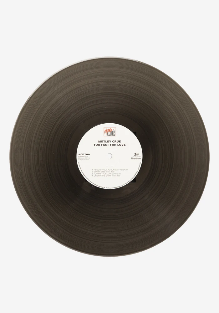 Too Fast For Love Exclusive LP (Ice) - Image 2