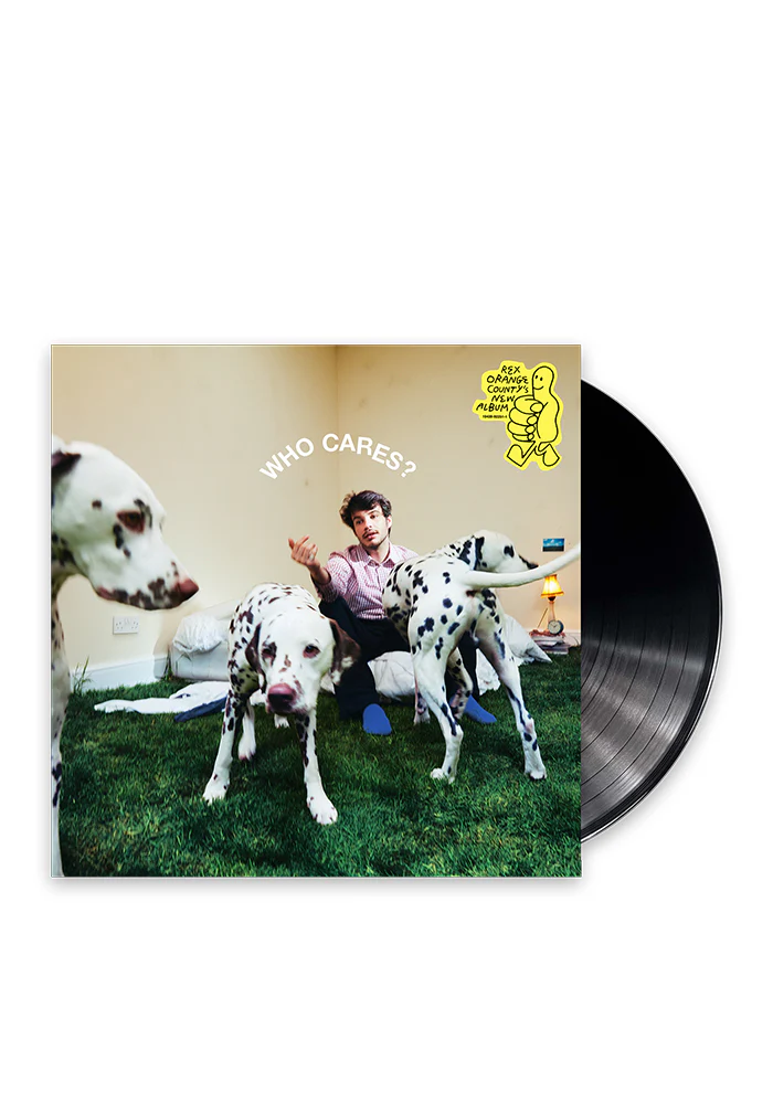 WHO CARES? LP With Autographed Art Card - Image 2