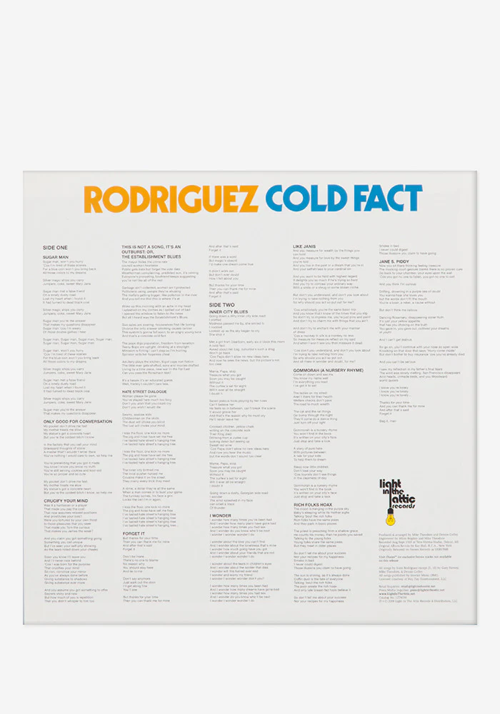 Cold Fact Exclusive LP - Image 3