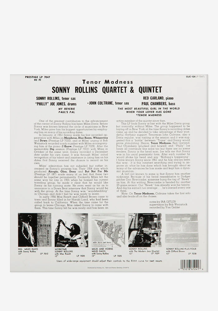 Tenor Madness Exclusive LP - Image 3