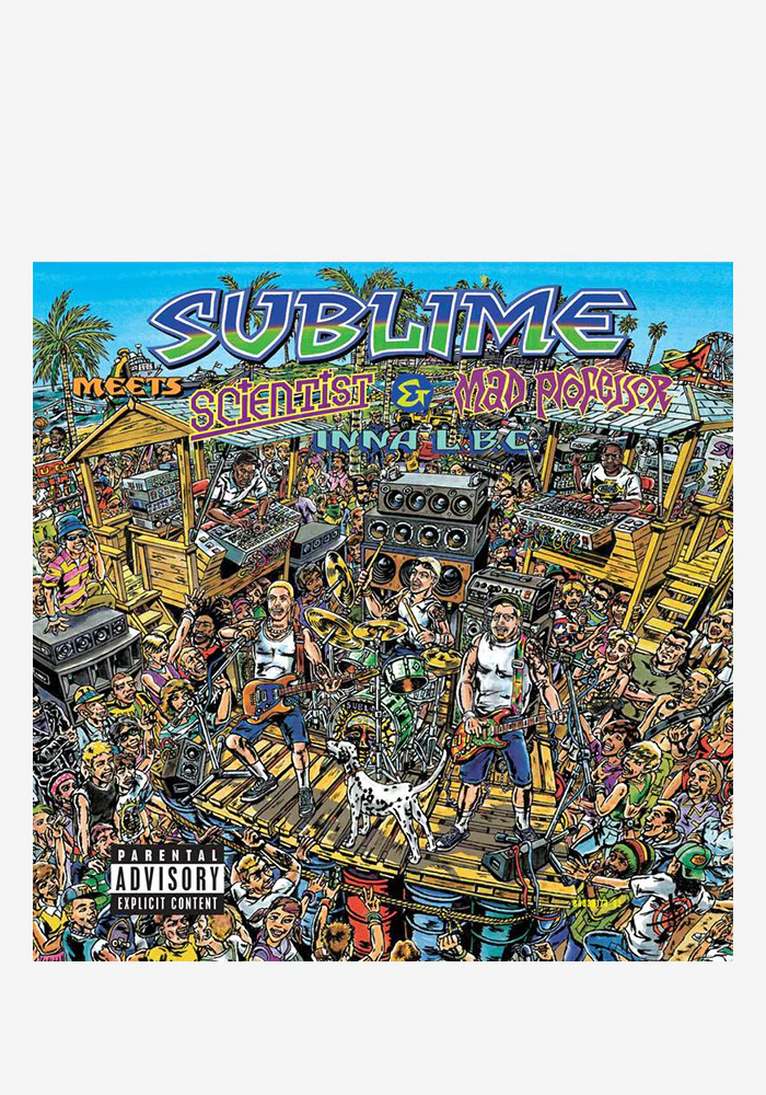 Sublime Meets Scientist & Mad Professor Inna L.B.C. LP (Color)