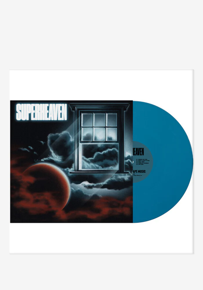 Superheaven LP with Autographed Postcard (Aqua) - Image 2