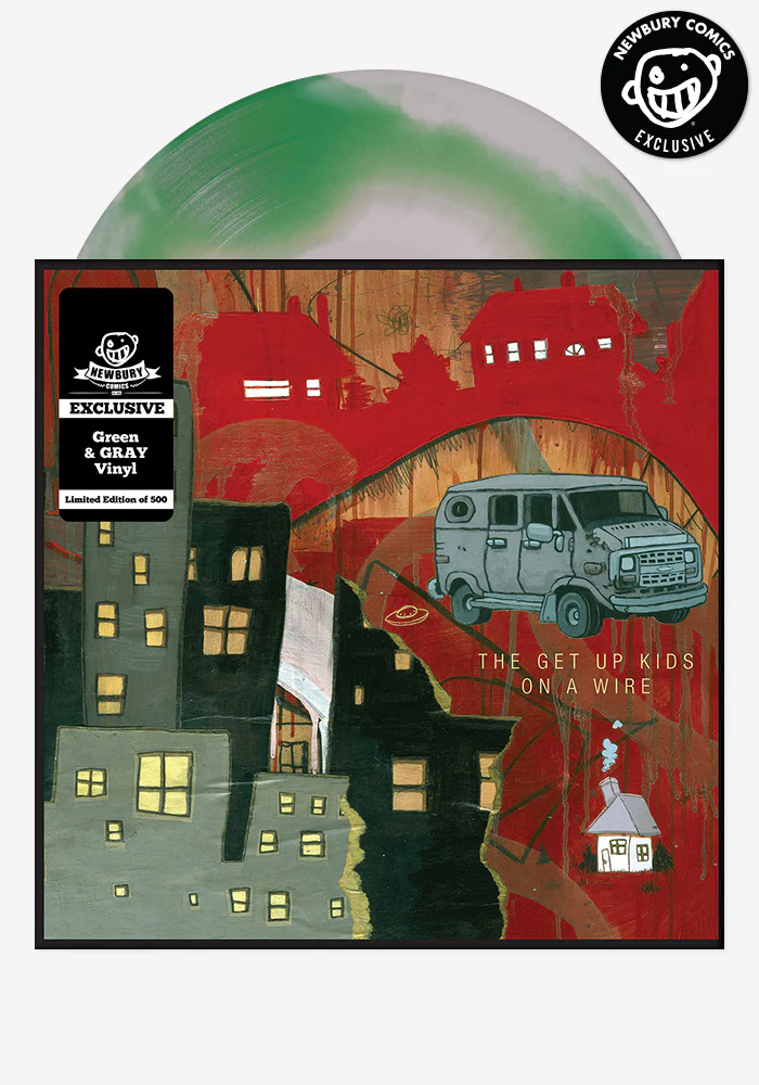 On A Wire Exclusive LP (Green & Gray)