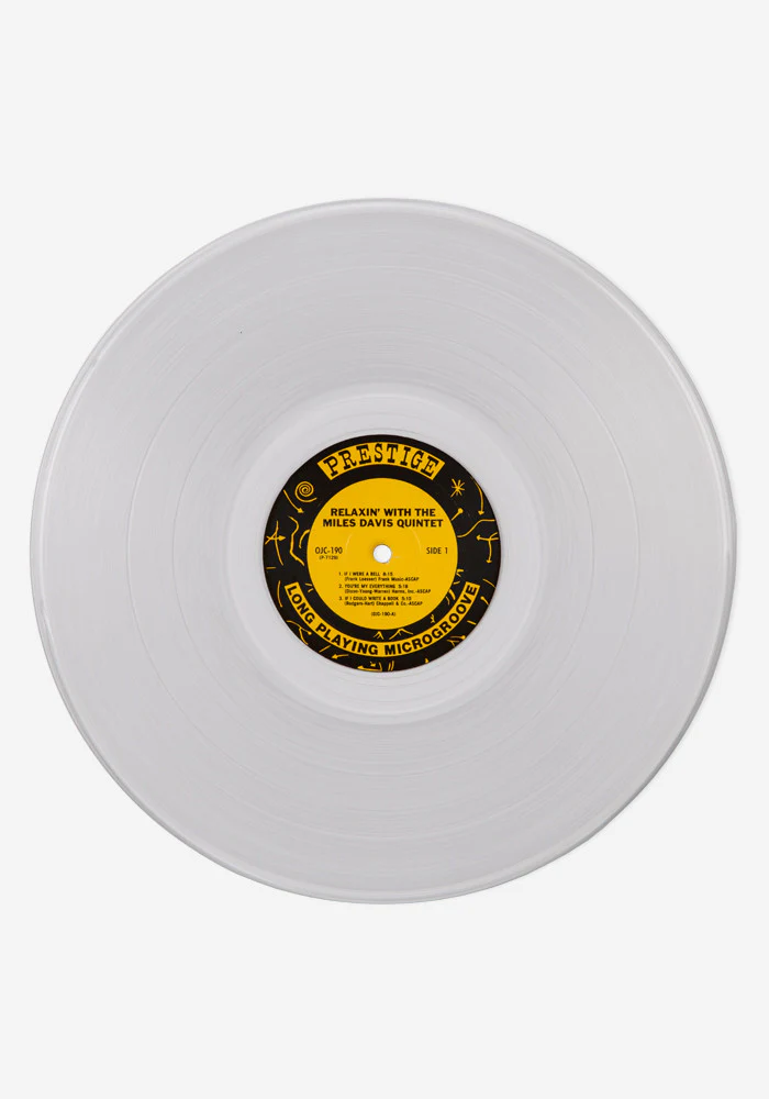 Relaxin' With The Miles Davis Quintet Exclusive LP (Clear) - Image 2