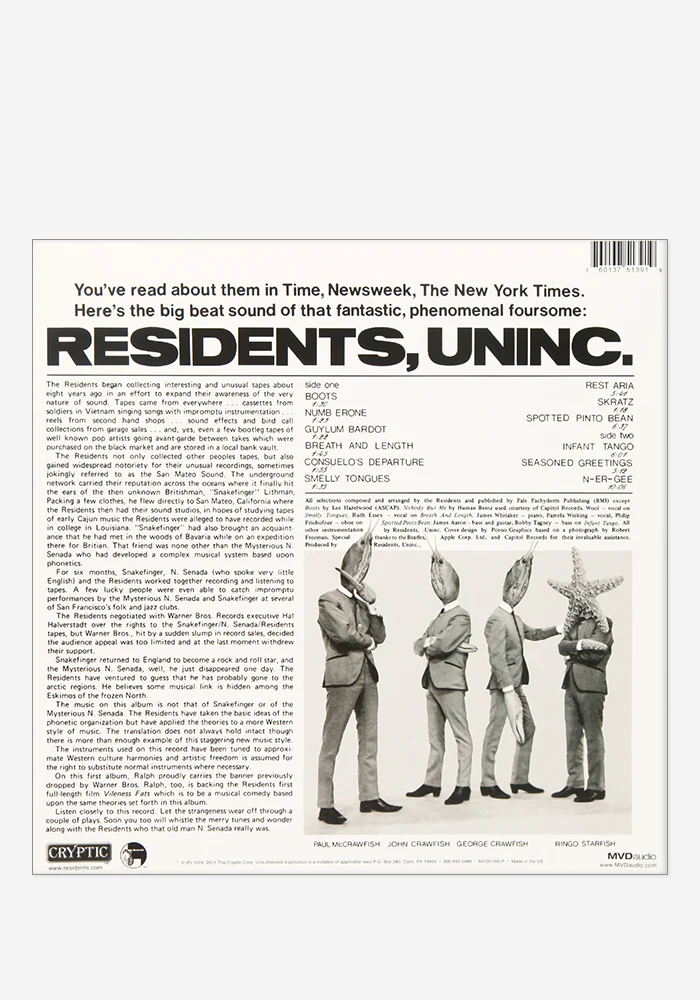 Meet The Residents Exclusive LP - Image 3