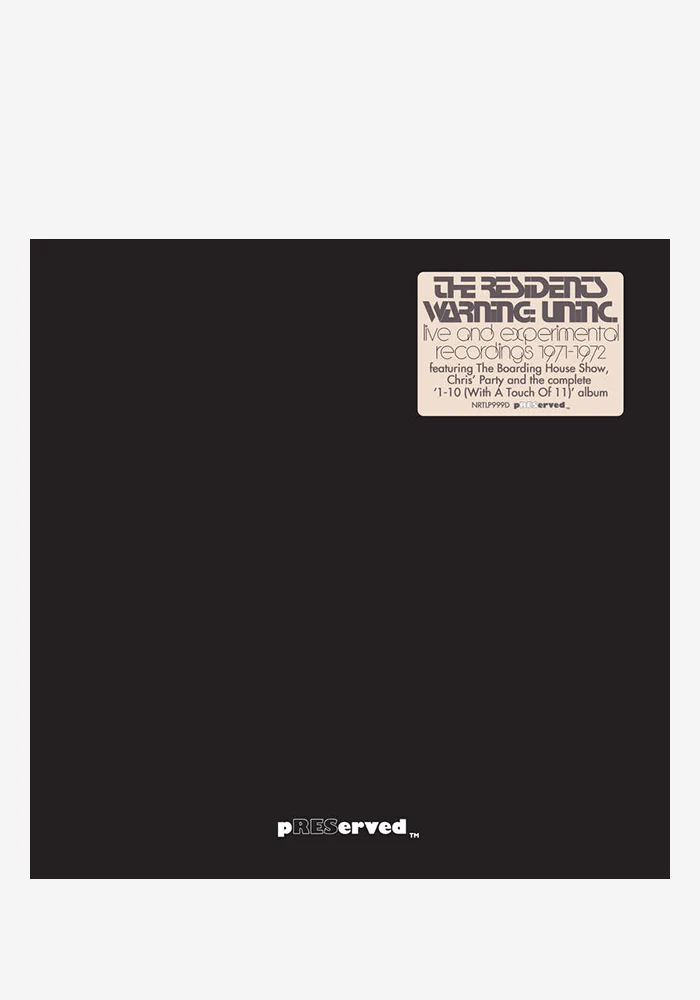 Warning: Uninc - Live And Experimental Recordings 1971-1972 2LP