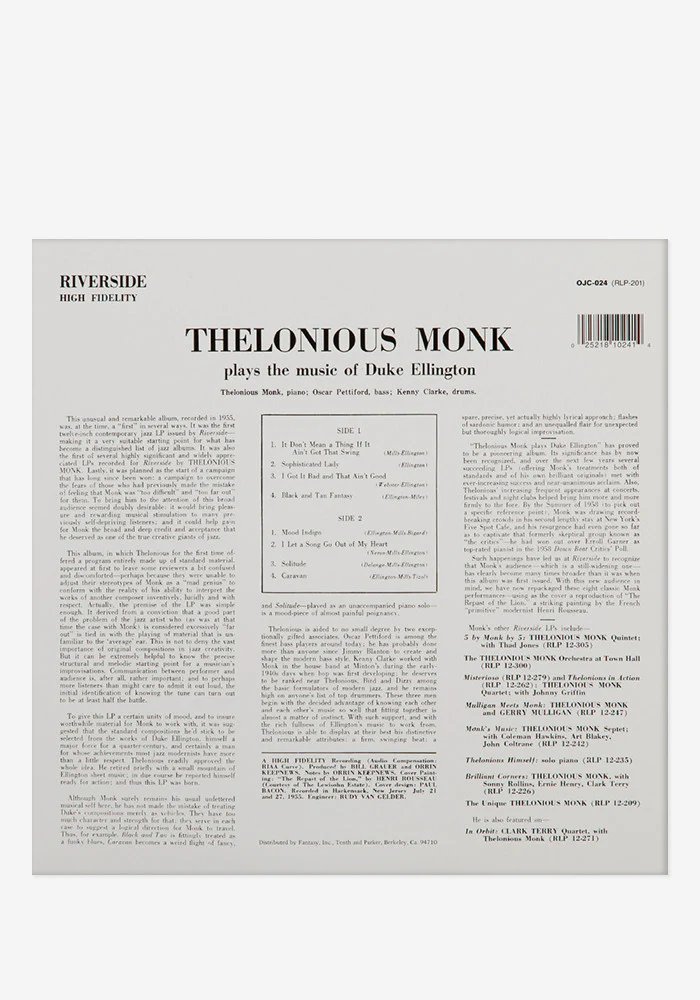Plays Duke Ellington Exclusive LP - Image 3