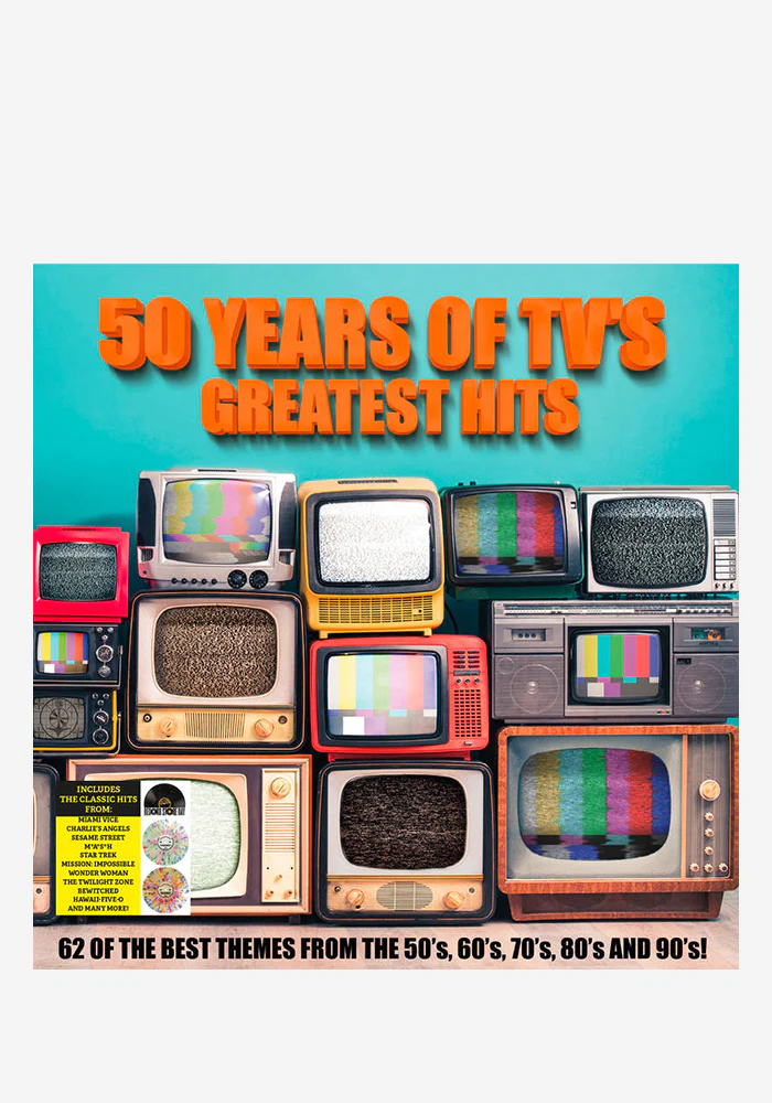 50 Years of TV's Greatest Hits 2LP (Color)