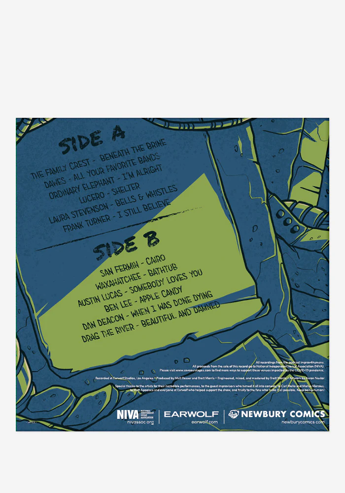improv4humans4music Vol 1 Exclusive LP - Image 2