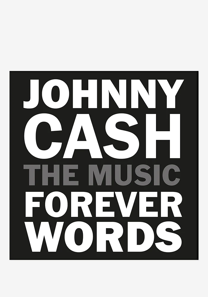 Johnny Cash Forever Words With Autographed CD Booklet