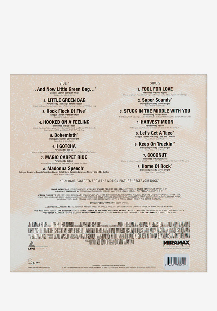 Soundtrack - Reservoir Dogs Exclusive LP - Image 3