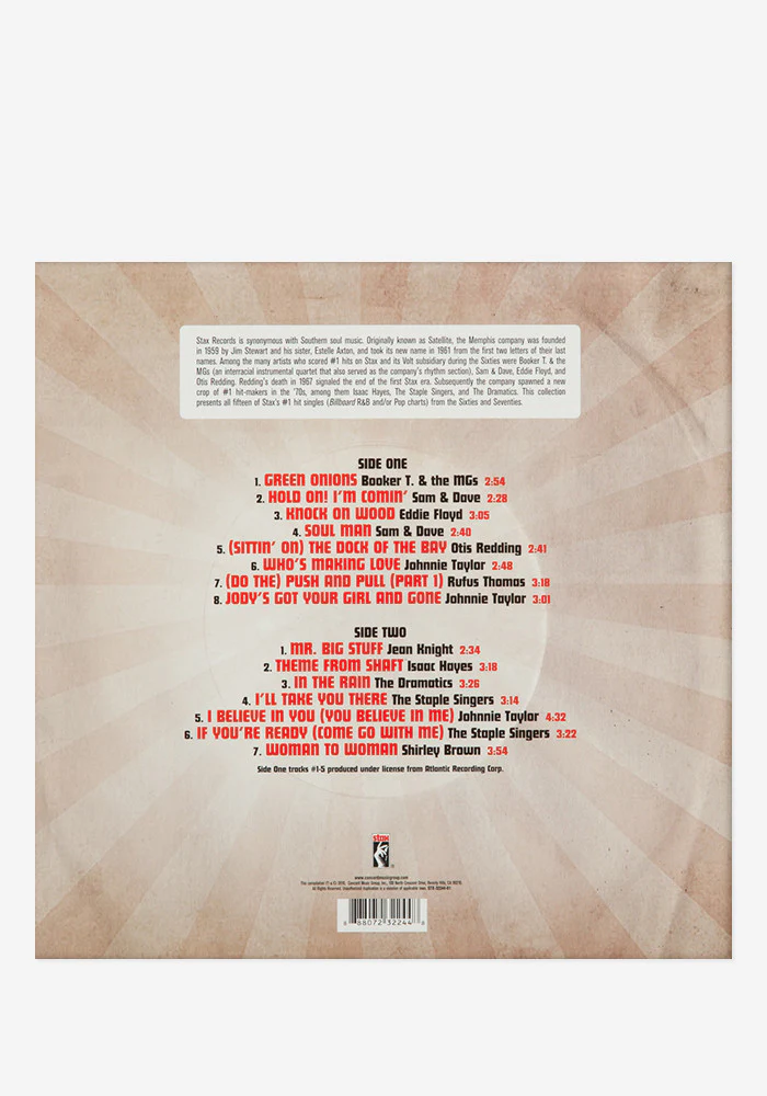 Stax Number Ones Exclusive LP - Image 3
