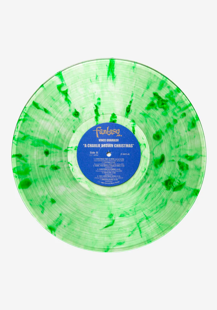 A Charlie Brown Christmas Exclusive Green Swirl LP - Image 2